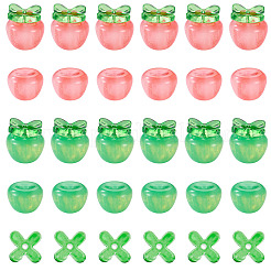 40Pcs 2 Colors Resin Beads&nbsp;FIND-TA0010-40