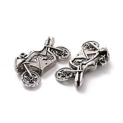 合金のチベット風チャーム  バイクチャーム  アンティークシルバー  50x29x10mm  穴：2.5mm&nbsp;FIND-H041-23AS