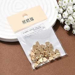 シェグレイスの真鍮ビーズ  ハート  カドミウムフリー＆ニッケルフリー＆鉛フリー  長持ちメッキ  18KGP本金メッキ  6x7x3.5mm  穴：1.6mm&nbsp;XGR0111G-148G
