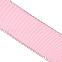ギフト包装ラッピング用グログランリボン  パールピンク  1インチ（25mm）  約100ヤード/ロール（91.44メートル/ロール）&nbsp;SRIB-L010-25mm-123