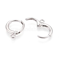 925 Sterling Silver Hoop Earring Findings&nbsp;STER-N016-59P