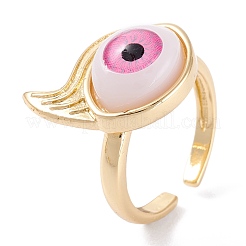 Brass Cuff Rings&nbsp;RJEW-M138-28G-C