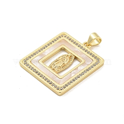 Rack Plated Brass Pendant&nbsp;KK-P270-05B-G