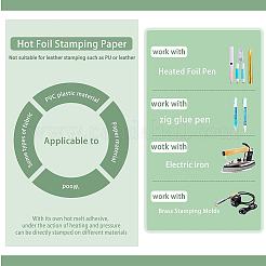 PET Hot Foil Stamping Paper&nbsp;DIY-WH0308-379B
