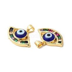 Handmade Evil Eye Lampwork Pendants&nbsp;LAMP-E034-01G-09