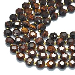 Natural Tiger Eye Dyed Beads Strands&nbsp;G-C116-A96-01