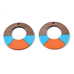 Resin & Walnut Wood Pendants&nbsp;RESI-S389-068A-A04
