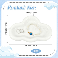 Cloud Shape Ceramic Jewelry Plate&nbsp;AJEW-WH0518-28
