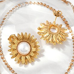 304 Stainless Steel Stud Earrings&nbsp;EJEW-G423-31B-G
