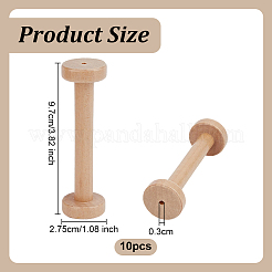 Wooden Empty Spools for Wire&nbsp;WOOD-WH0029-146A