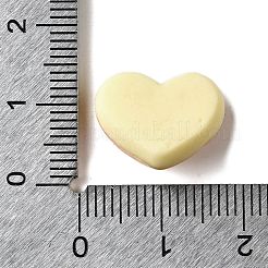 かわいい模造食品不透明樹脂カボション  ペルー  パルミエ  12.5x15.5x7mm&nbsp;RESI-L046-C06