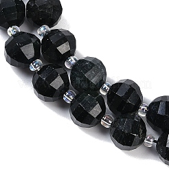 Natural Blck Jade Beads Strands&nbsp;G-G182-B25-04