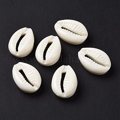 アクリルカボション  模造カウリーシェル  ベージュ  18x12.5x6.5mm  約833個/500g&nbsp;OACR-C011-26B