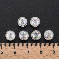 Transparent Crackle Acrylic Beads&nbsp;MACR-S373-66-L06