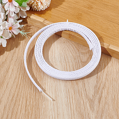 綿とPPのボーン  下着縫製ファスナー  ホワイト  11x3mm  15ヤード/ロール&nbsp;FIND-WH0816-034B