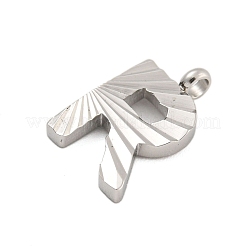 304 Stainless Steel Charms&nbsp;STAS-G345-01P-R