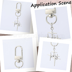 8Pcs Alloy Pendant Decorations&nbsp;KEYC-GF0001-21