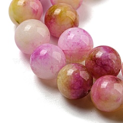 Natural Dyed Yellow Jade Beads Strands&nbsp;G-Q160-A01-01A