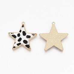 Eco-Friendly Cowhide Leather  Pendants&nbsp;FIND-N049-02N