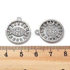 304 Stainless Steel Shell Pendants&nbsp;STAS-R150-10P