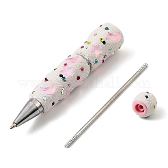 Iron Plastic Beadable Pen&nbsp;AJEW-B108-03A