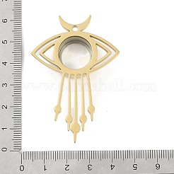 Ion Plating(IP) 304 Stainless Stee Locket Big Pendants&nbsp;STAS-S132-12G-02
