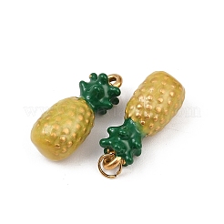 304 Stainless Steel Enamel Pendants&nbsp;STAS-G364-13G-02
