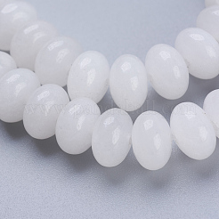 天然＆合成混合石ビーズ連売り  ロンデル  8x5~5.5mm  穴：0.8mm  約70~74個/連  14.8インチ〜15.3インチ（37.5~39cm）&nbsp;G-P354-M-8x5mm