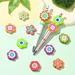 18Pcs 9 Styles Silicone Beads&nbsp;SIL-CJ0003-15