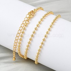 Brass Ball Chain Necklaces for Women&nbsp;NJEW-B148-01A-G