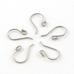 Tarnish Resistant 201 Stainless Steel Earring Hooks&nbsp;X-STAS-R063-33