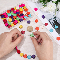 100Pcs Synthetic Turquoise Beads&nbsp;TURQ-SC0001-29A