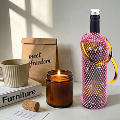 Sparkly Rhinestone Wine Bottle Bag&nbsp;AJEW-WH0609-899A