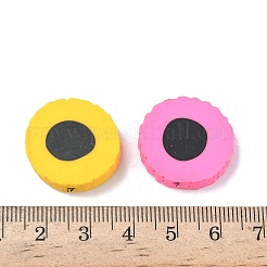 混合形状はポリマークレイビーズを手作り  ミックスカラー  9~23x10~23x6~11mm  穴：1mm&nbsp;LS-CLAY-R060-113