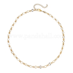 5MM Brass Oval Link Chain Necklaces for Women&nbsp;NJEW-JN05562