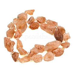Raw Rough Heated Natural Citrine Beads Strands&nbsp;GG-CBA0B77-A11-01