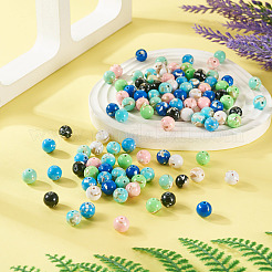120Pcs 8 Colors Assembled Synthetic Stone and Trochus Shell Beads&nbsp;G-TA0002-31B