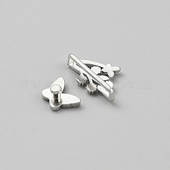 2Pcs 2 Styles Alloy Rhinestone Watch Band Charms for Watch Loops Accesssories&nbsp;FIND-WH0148-702