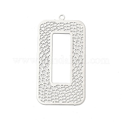 Rack Plating Brass Filigree Pendants&nbsp;KKC-K001-11P