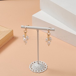 Natural Pearl Beaded Cluster Earrings&nbsp;EJEW-JE05211