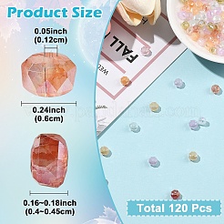120Pcs 6 Colors Imitation Jade Glass Beads&nbsp;EGLA-YW0005-85