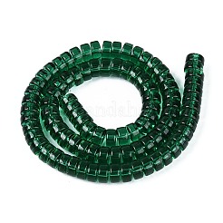 Transparent Glass Beads Strands&nbsp;GLAA-N026-4x8mm-T02
