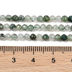 Natural Moss Agate Beads Strands&nbsp;G-J002-03H-A