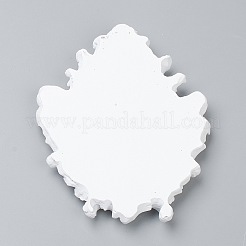 樹脂ネックレスジュエリーディスプレイスタンド  プラスチックホルダー付き  ホワイト  12.8x9.65x1.45cm&nbsp;NDIS-H040-01