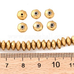 Electroplate Non-magnetic Synthetic Hematite Beads Strands&nbsp;G-J160-D-02