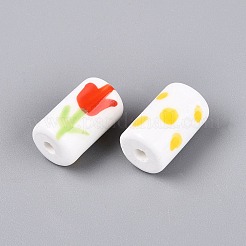 Handmade Porcelain Ceramic Beads&nbsp;PORC-Q005-04C