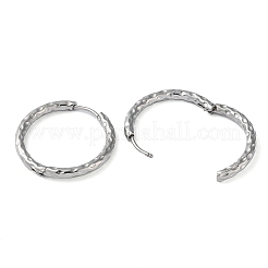 Non-Tarnish 304 Stainless Steel Huggie Hoop Earrings&nbsp;EJEW-H111-02G-P