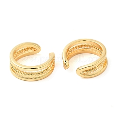 Brass Cuff Earrings&nbsp;EJEW-K251-03G