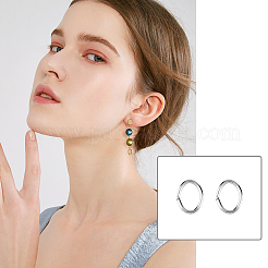1000Pcs 304 Stainless Steel Open Jump Rings&nbsp;STAS-DC0011-95