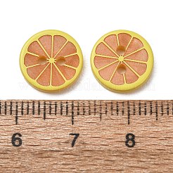 2-Hole Printed Opaque Resin Buttons&nbsp;RE-CBA6F88-17